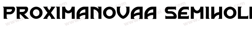 proximanovaA Semihold字体转换